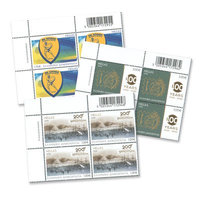 3/2026 Upper left block of 4 stamps 