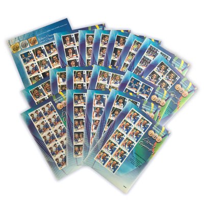 11/2004 - Set of Mini Sheets of the Olympic Games Athens 2004 Greek Olympic Medalists 