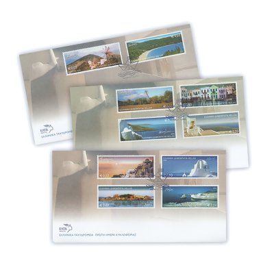 13/2004 - Set of 3 First Day Covers  «Greek Islands»