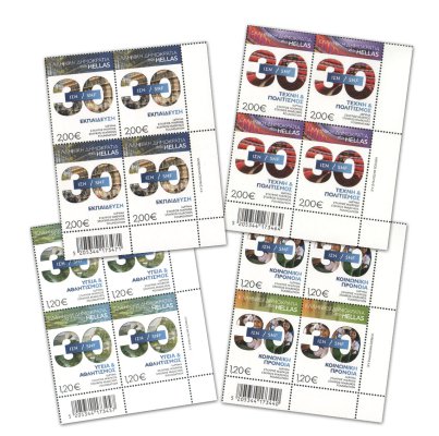 6/2026 Lower right block of 4 stamps 