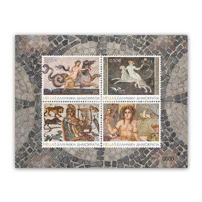 7/2026 – Miniature Sheet “EuroMED POSTAL 2026 (Mosaics in the Mediterranean)” 