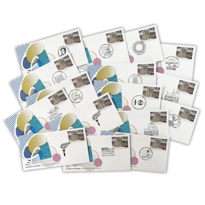 Set of envelopes with all the Special Commemorative Postmarks (2024)