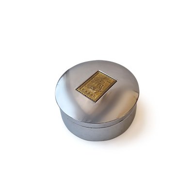 Aluminium Box with bronze stamp