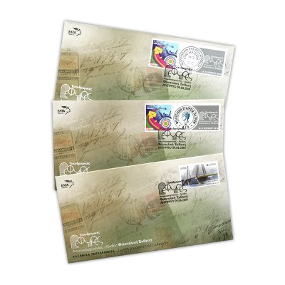 Set of 3 Commemorative Illustrated Covers 