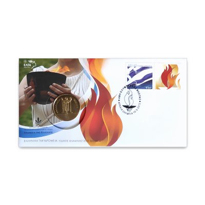 Special commemorative envelope of the Olympic Flame Lighting 2012