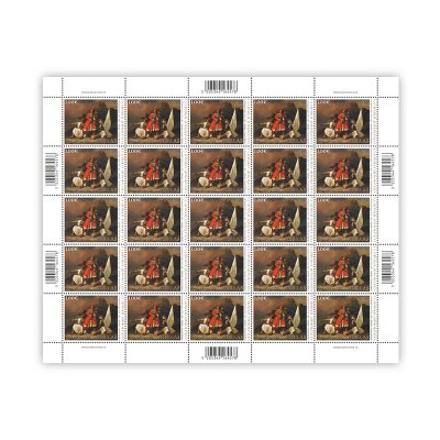 Sheet of 25 stamps (1,00 €)
