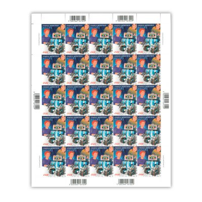 Φύλλο 25 γραμματοσήμων (2,50€) - 02/23 