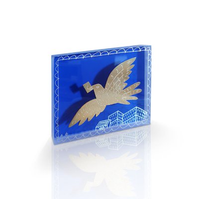 Διακοσμητικό plexiglass «Ταχυδρομικό Περιστέρι » (μπρούτζινο)