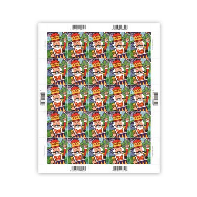 Sheet of 25 stamps (0,90 €)